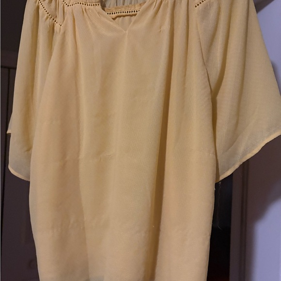 Ann Taylor Pale Yellow Blouse - Picture 3 of 3